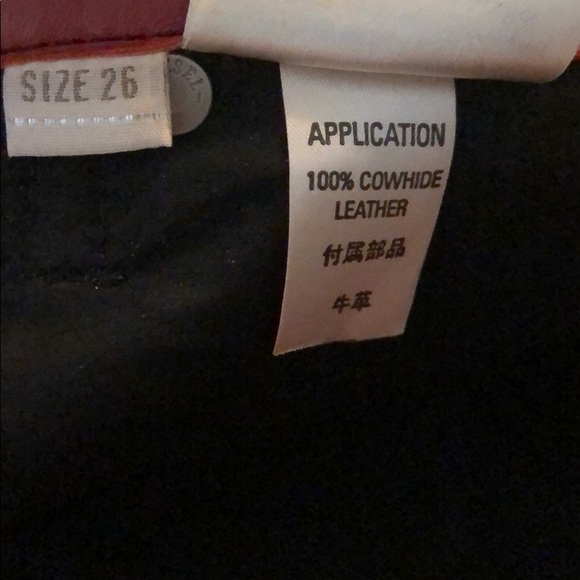 DIESEL Black leather pants - Picture 9 of 10